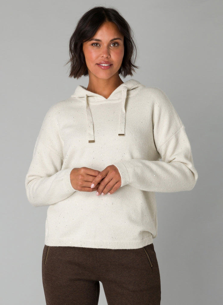 Olencia Sequin Hooded Sweater