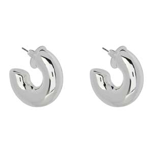 Puffed Large Open Back Earrings-Watch Us Women Oakville