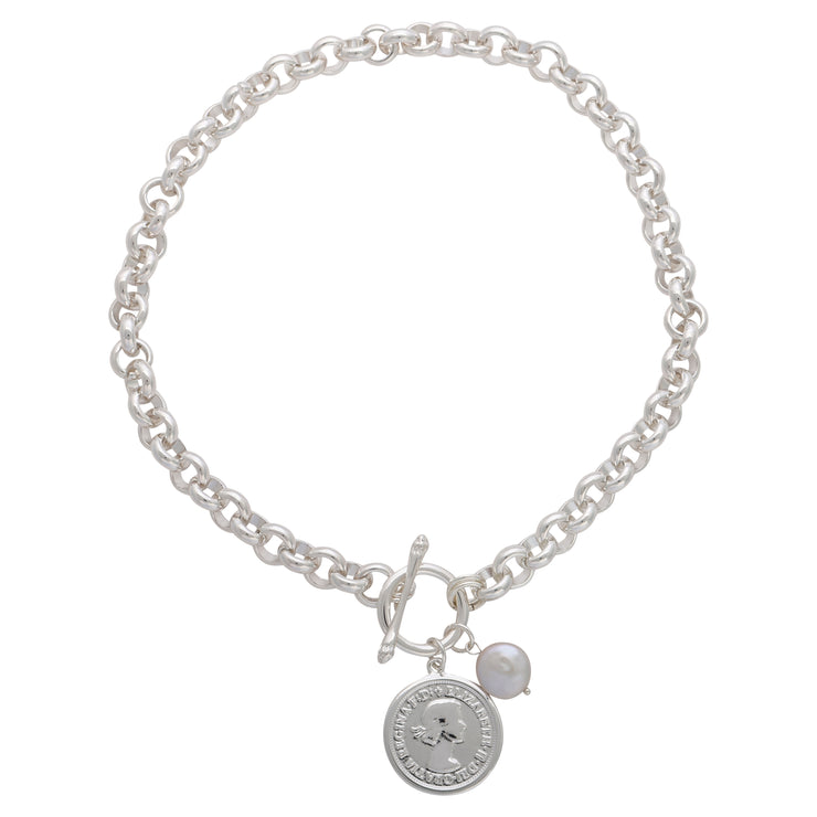 Chain w/ Coin Necklace-Watch Us Women Oakville