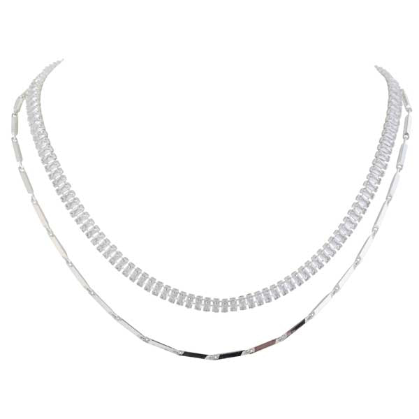 Baguette Stone Necklace