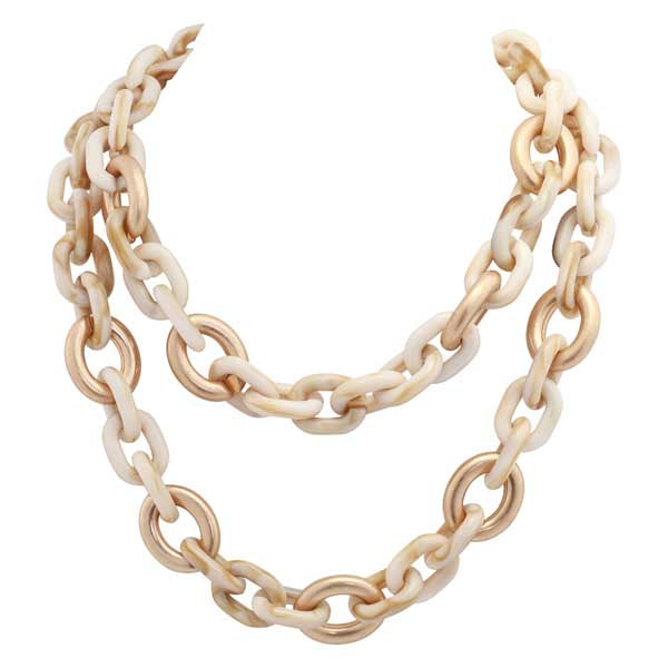 Two Toned 45cm Necklace