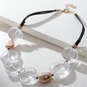 Necklace Clear Multi Bead