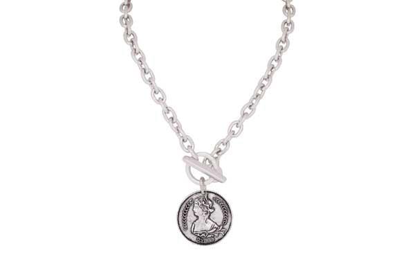 MERX Large Coin Necklace-Watch Us Women Oakville