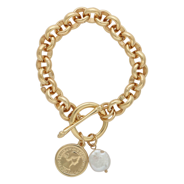 Toggle w/ Coin Bracelet-Watch Us Women Oakville