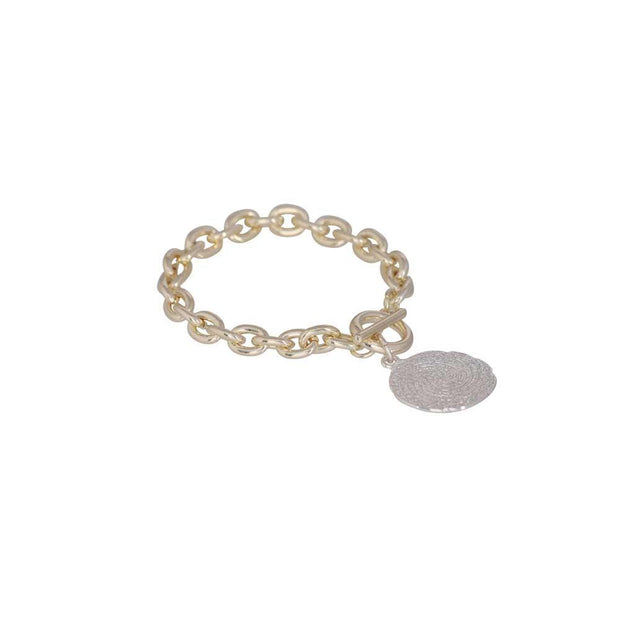 Gold & Silver Chain Bracelet-Watch Us Women Oakville