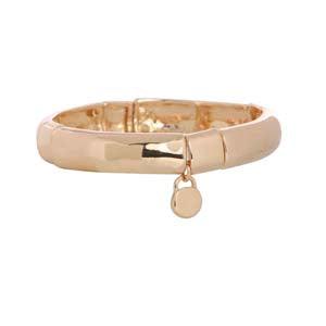 Gold Chunky Stretch Bracelet-Watch Us Women Oakville