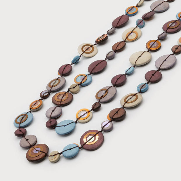 Wood Disc Necklace