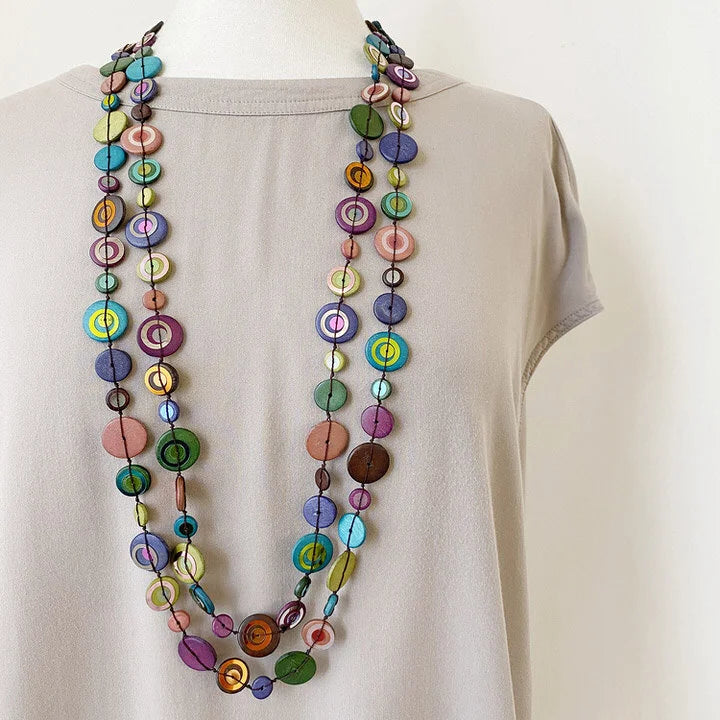 Wood Discs Necklace