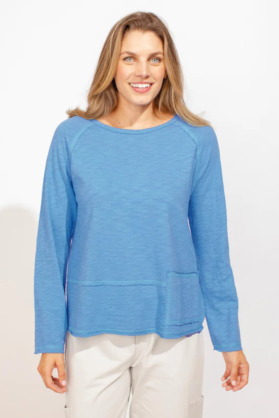Textured Peruvian Cotton Unplugged Pullover