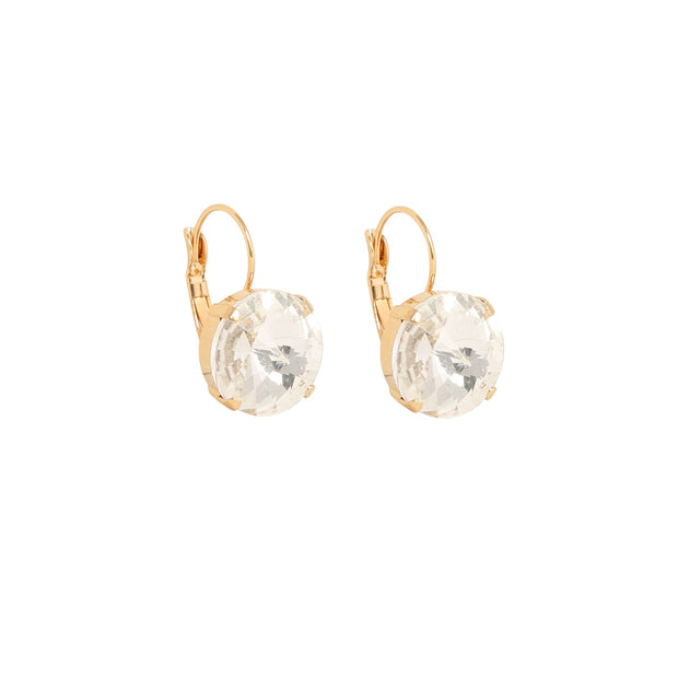 Gold Crystal Drop Earrings