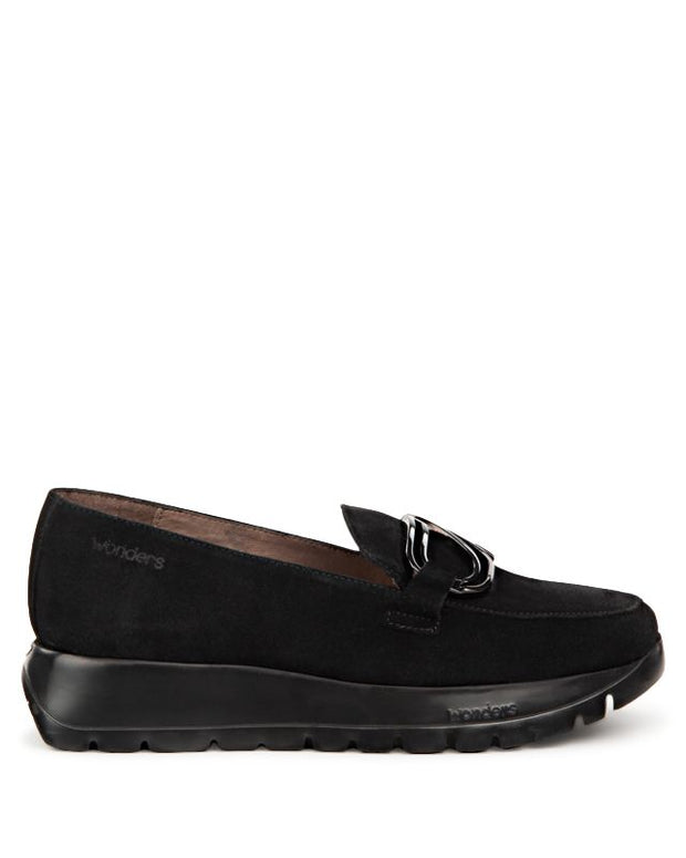 Wonders Buckle Loafers