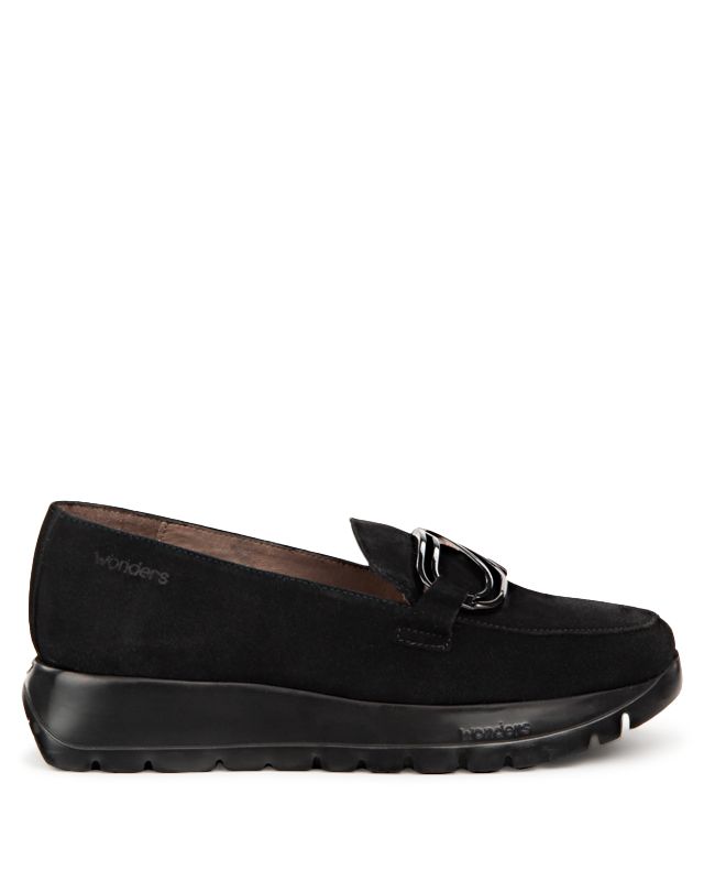 Wonders Buckle Loafers