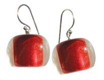 Red Ball Drop Earrings-Watch Us Women Oakville