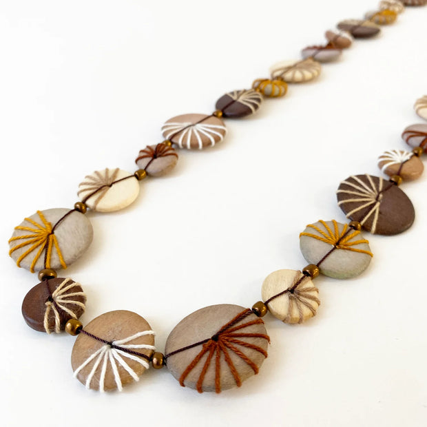 Wood Disc Necklace