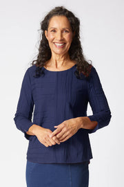 Steady Stream Button Back Pullover