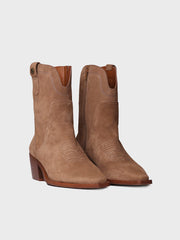 Irene Suede Western Boot