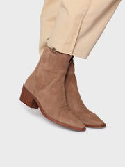 Irene Suede Western Boot