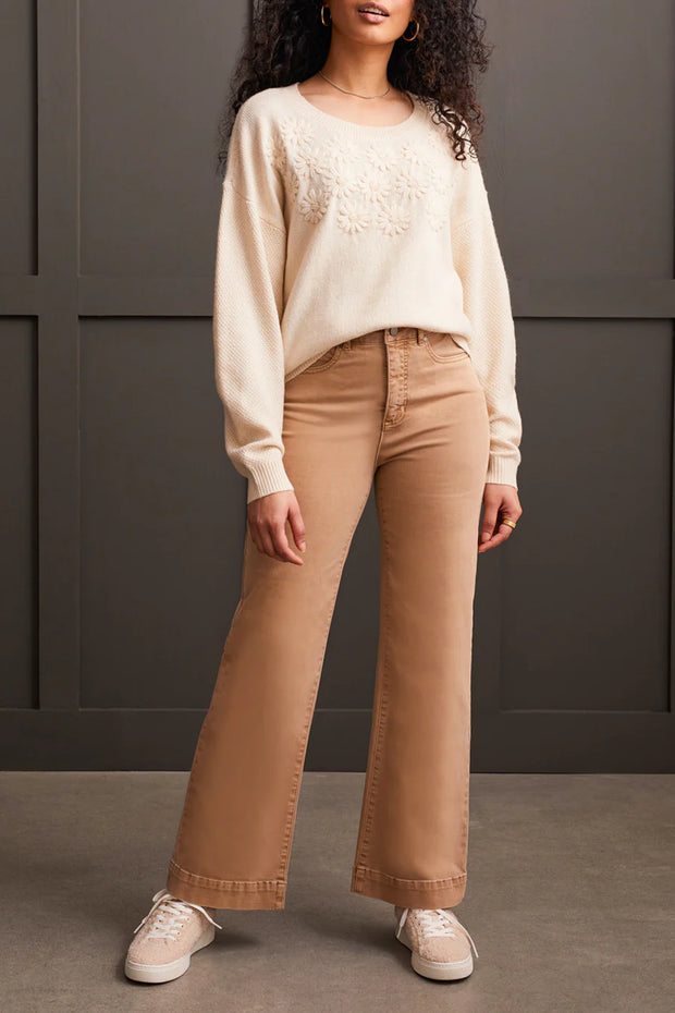 Floral Embroidered Sweater