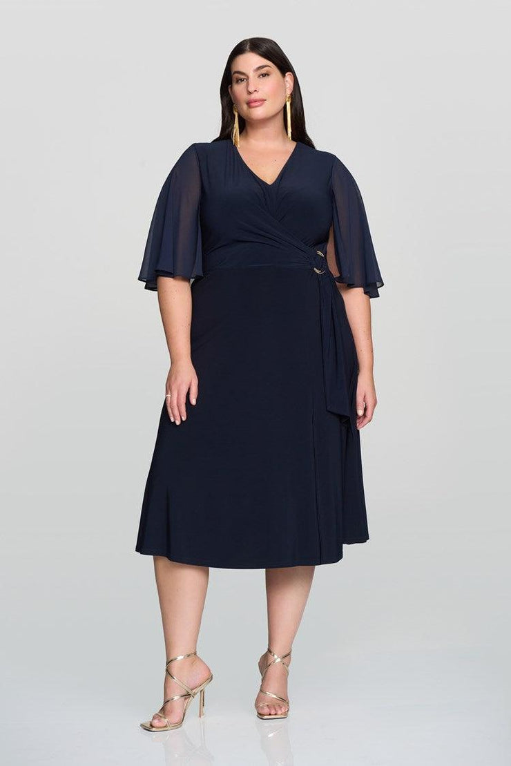 Silky Knit Fit And Flare Dress-Watch Us Women Oakville