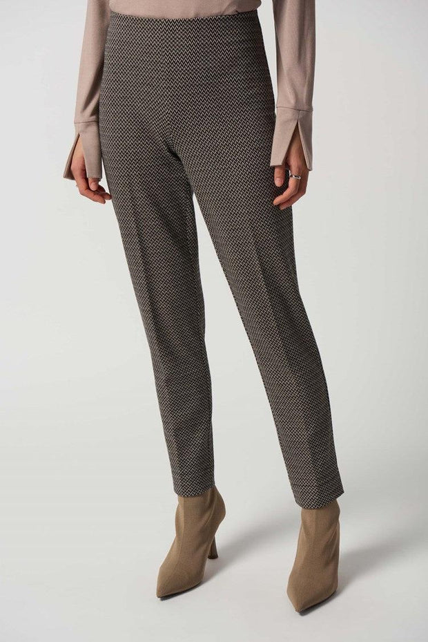 Geometric Print Slim-Fit Pants-Watch Us Women Oakville