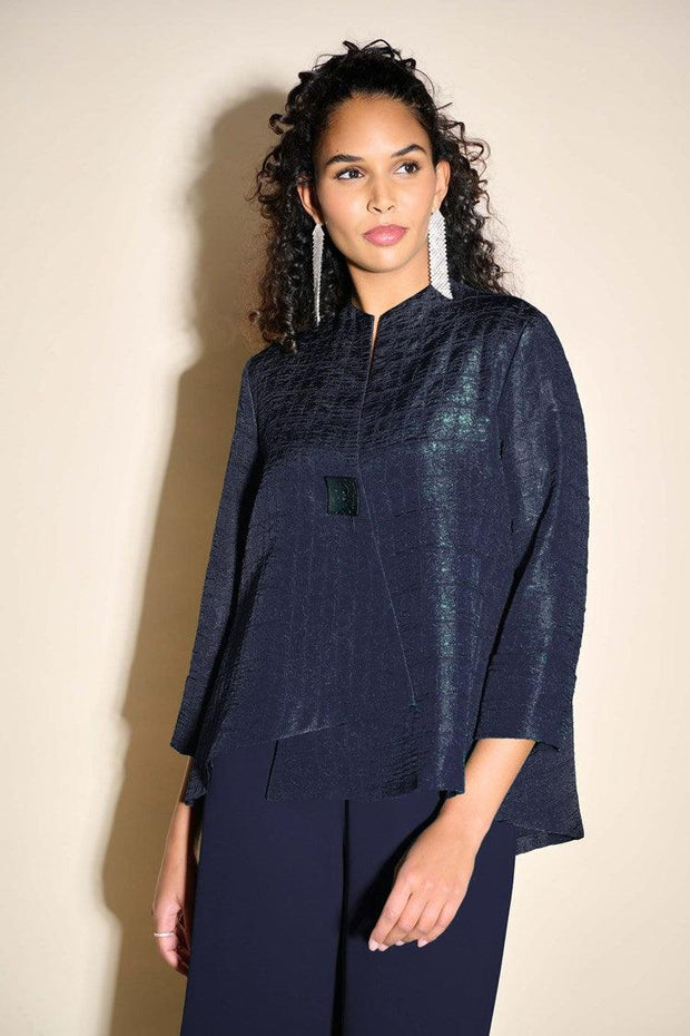 Textured Woven Jacquard Swing Jacket-Watch Us Women Oakville