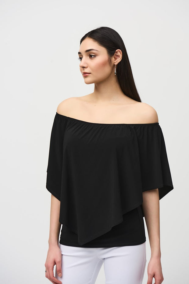 Silky Knit Layered Top