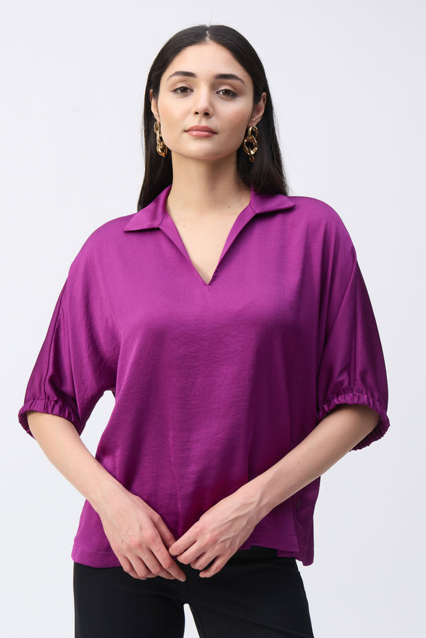 Satin Boxy Top