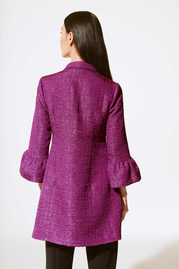 Textured Jacquard Coat