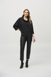 Woven Jacquard Boxy Top