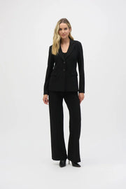 Silky Knit Fitted Blazer