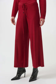 Sequined Sweater Knit Culotte Pants