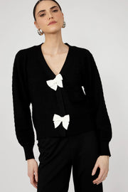 Plush Bows Cardigan