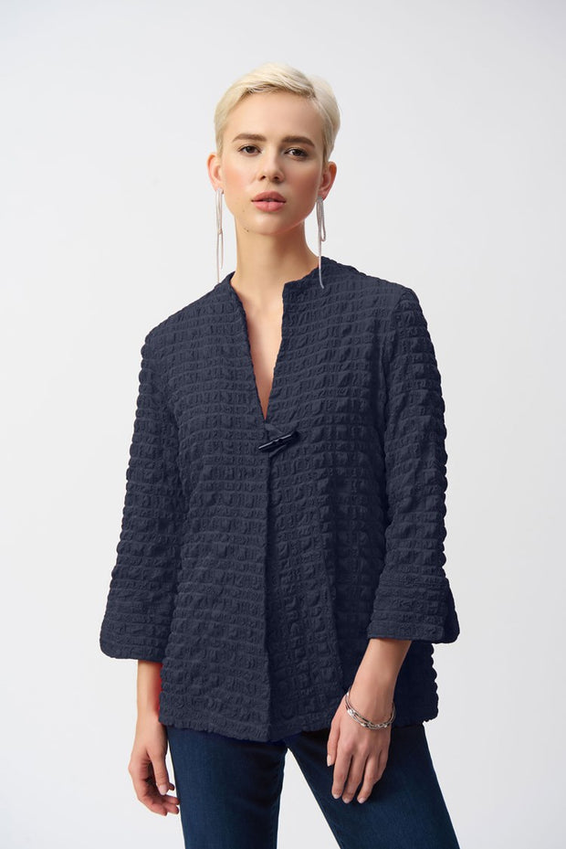 Bubble Jacquard Trapeze Jacket