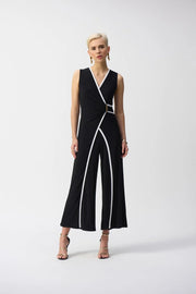 Silky Knit Sleeveless Culotte Jumpsuit