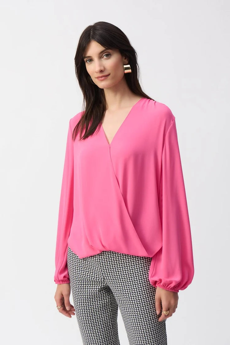 Georgette Boxy Wrap Top