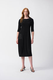 Silky Knit Cocoon Dress