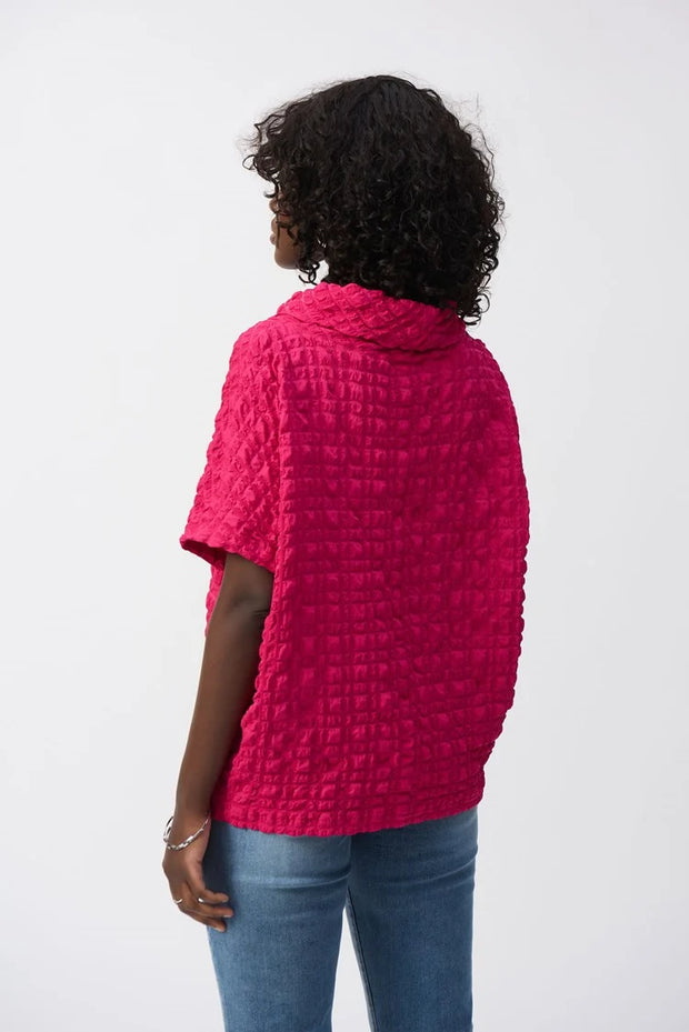 Bubble Jacquard Boxy Top