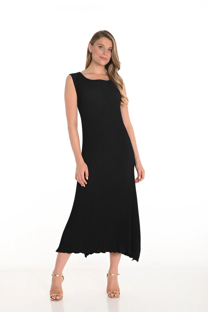 Long Plisse Dress