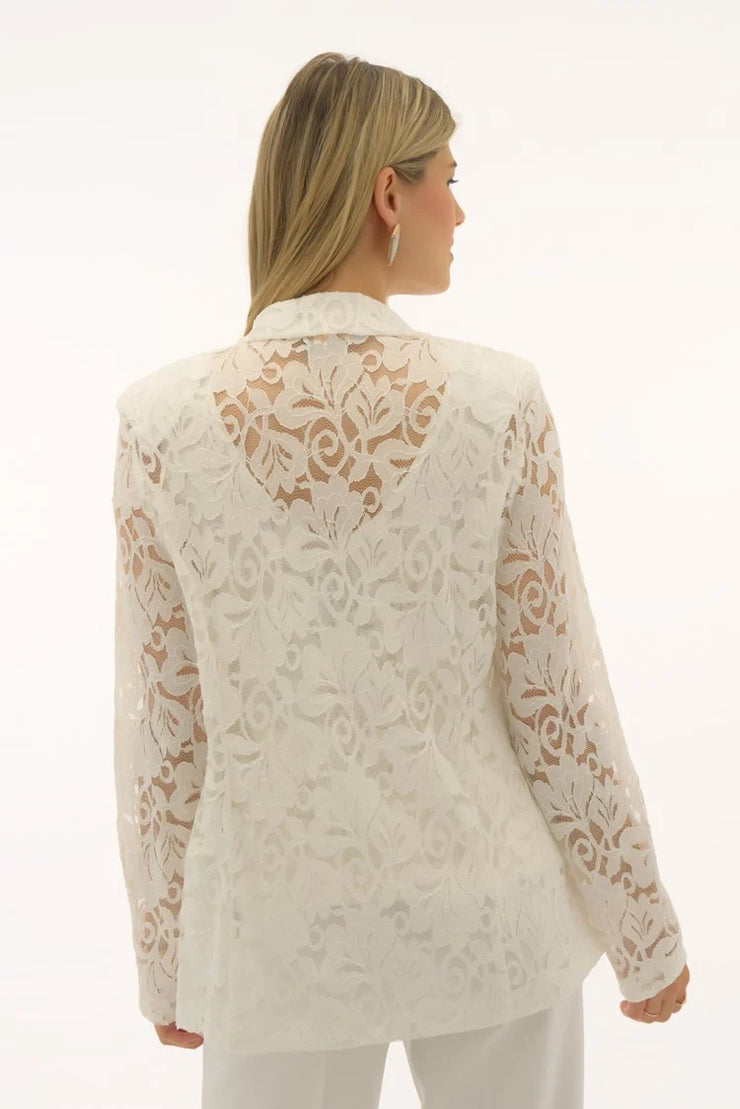 Signature | Stretch Lace Fitted Blazer