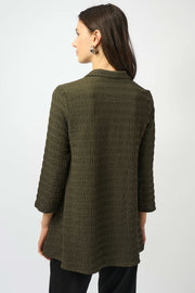 Textured Knit A-Line Tunic