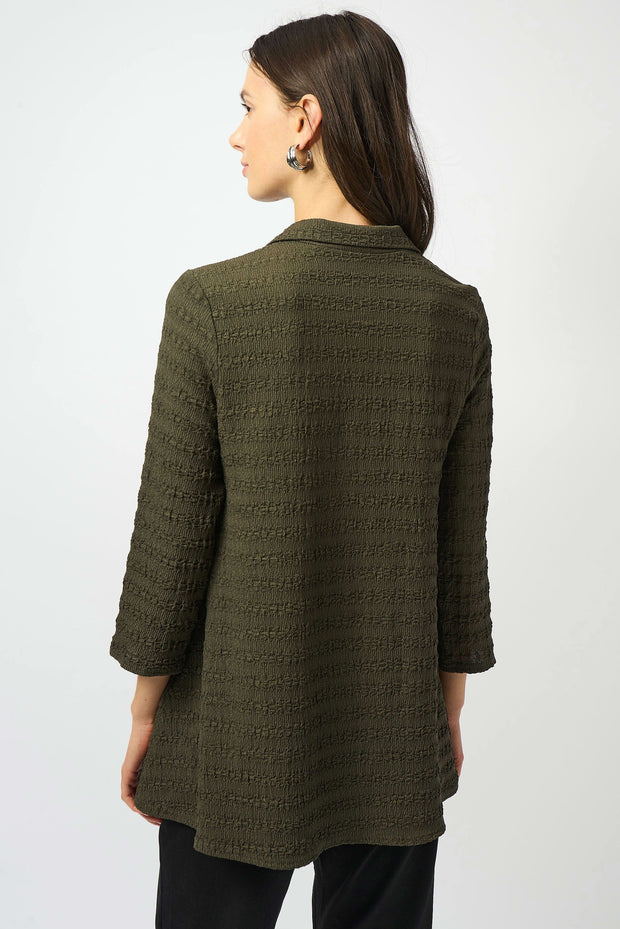 Textured Knit A-Line Tunic