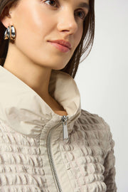 Bubble Jacquard A-Line Top