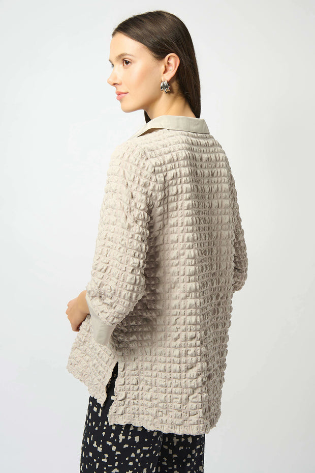 Bubble Jacquard A-Line Top