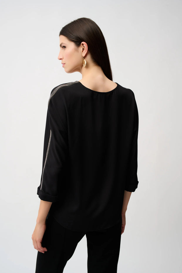 Recycled Soft Twill Boxy Top