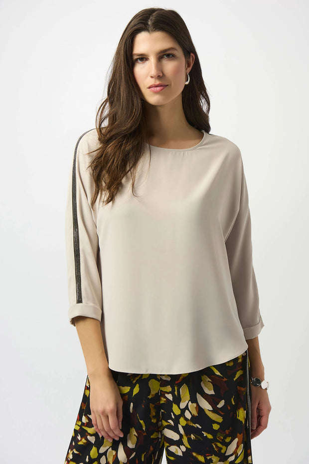 Recycled Soft Twill Boxy Top