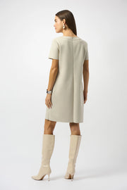 Scuba Suede Shift Dress