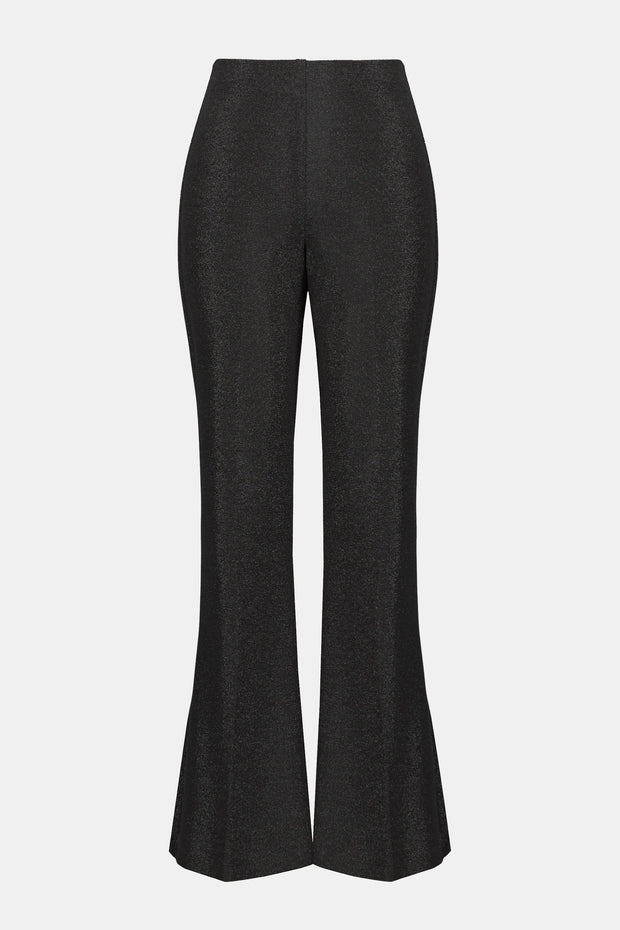 Signature | Novelty Knit Flared Pull-On Pants
