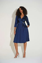 Signature | Stretch Taffeta Fit & Flare Dress