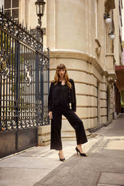 Sweater Knit Straight Leg Pants