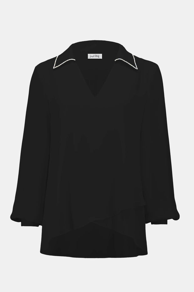 Georgette Flared Layered Top